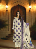 Lawn 3PC Printed Unstitched Perfect skin Contrast Suit